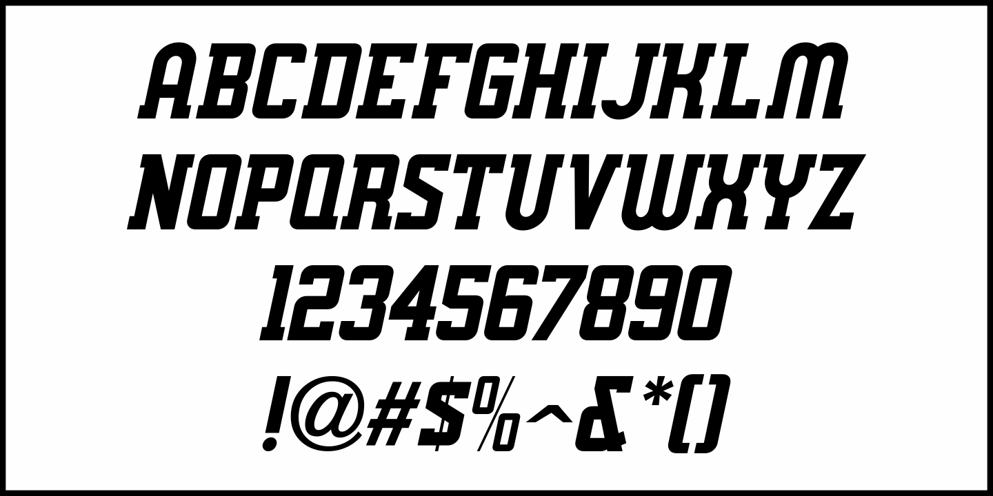 Cinema Titling Font Poster #5