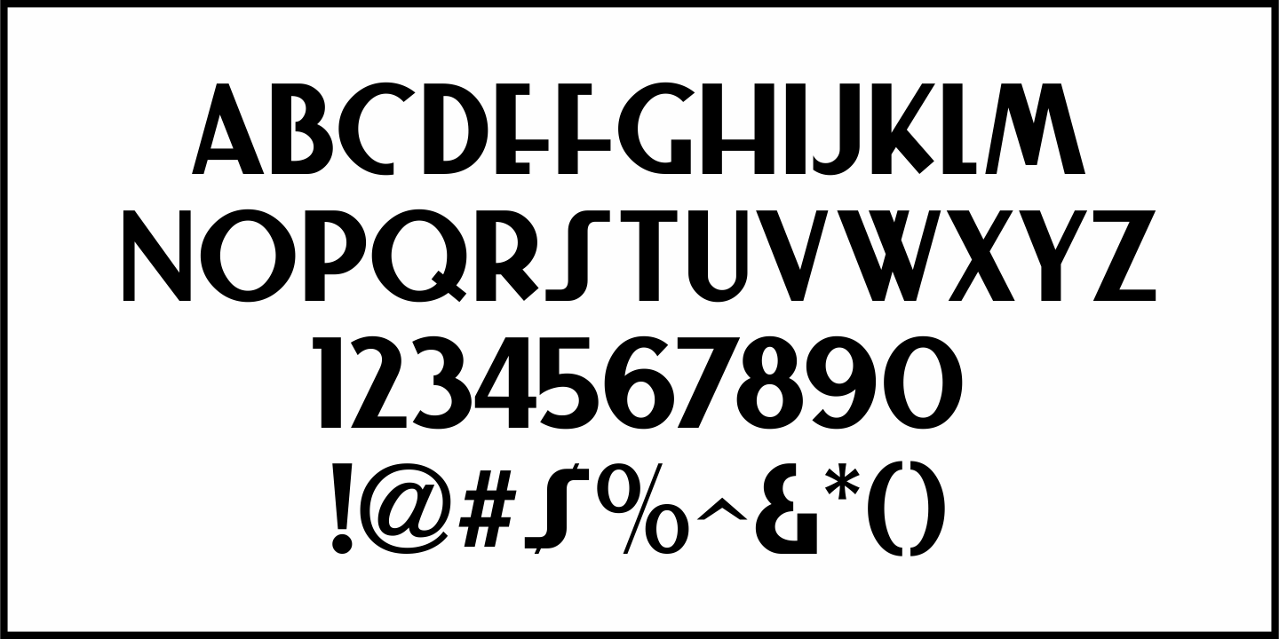 Afterword Font Poster #1