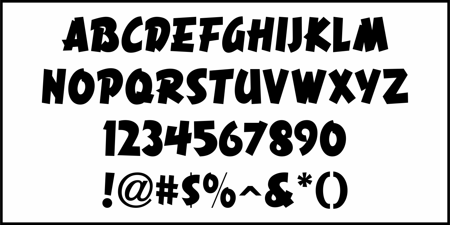 Show Poster Font Poster #1