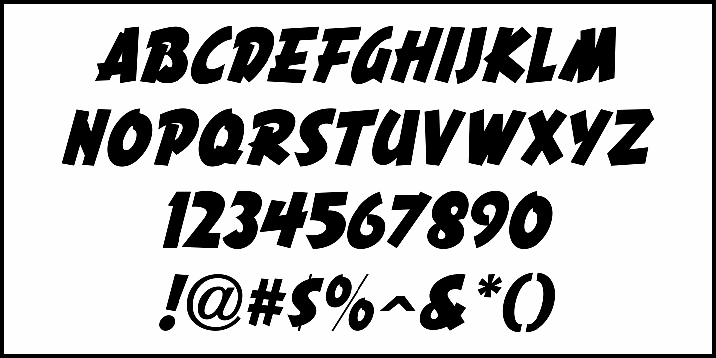 Show Poster Font Poster #1