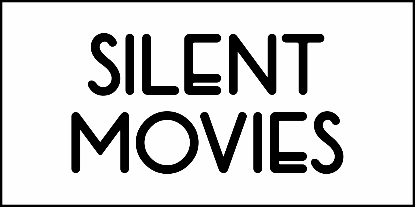 Silent Movies Font Poster #1
