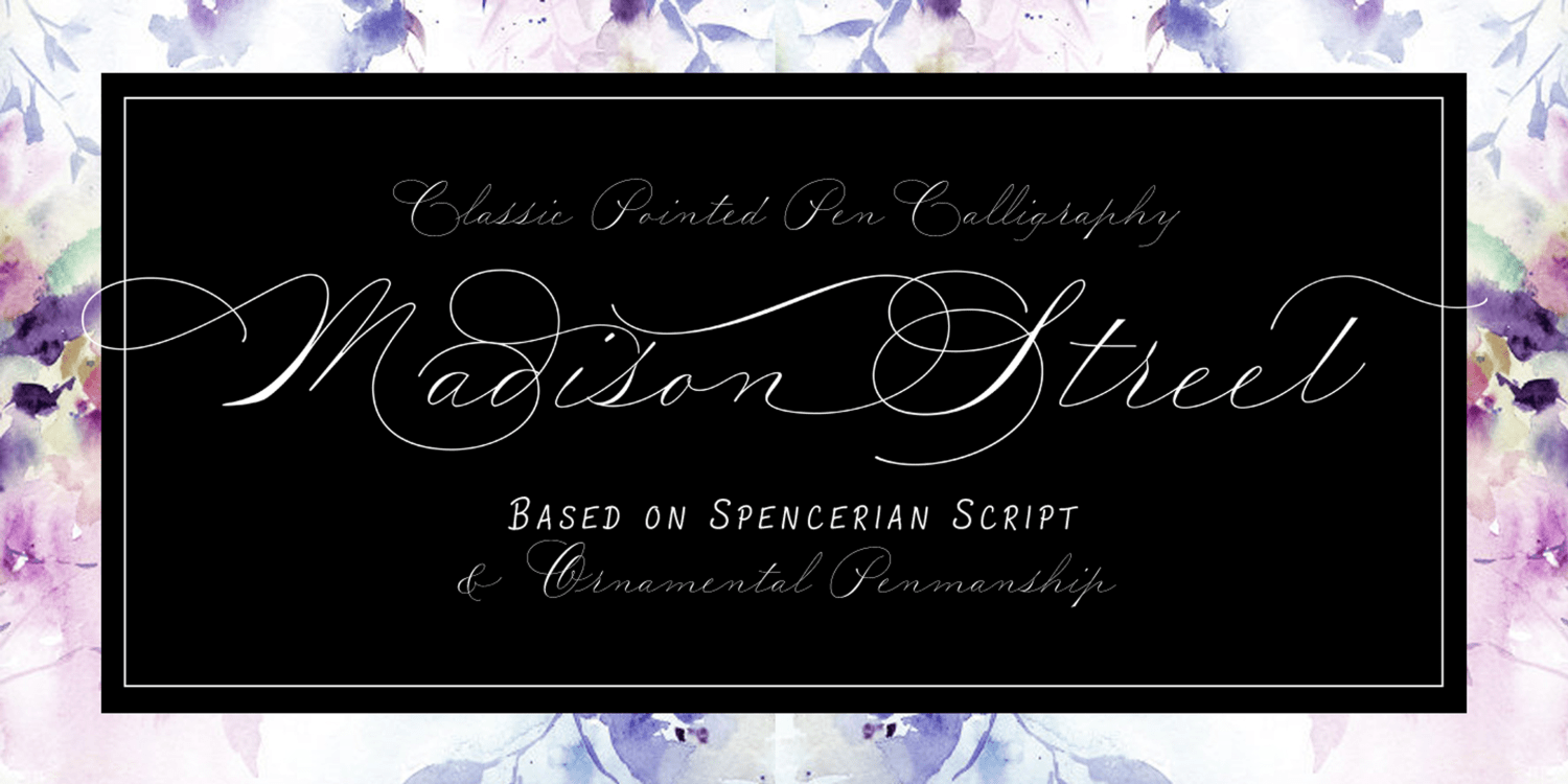 Madison Street Family Font Poster #1