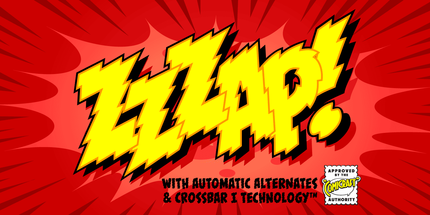 Zzzap Font Poster #1