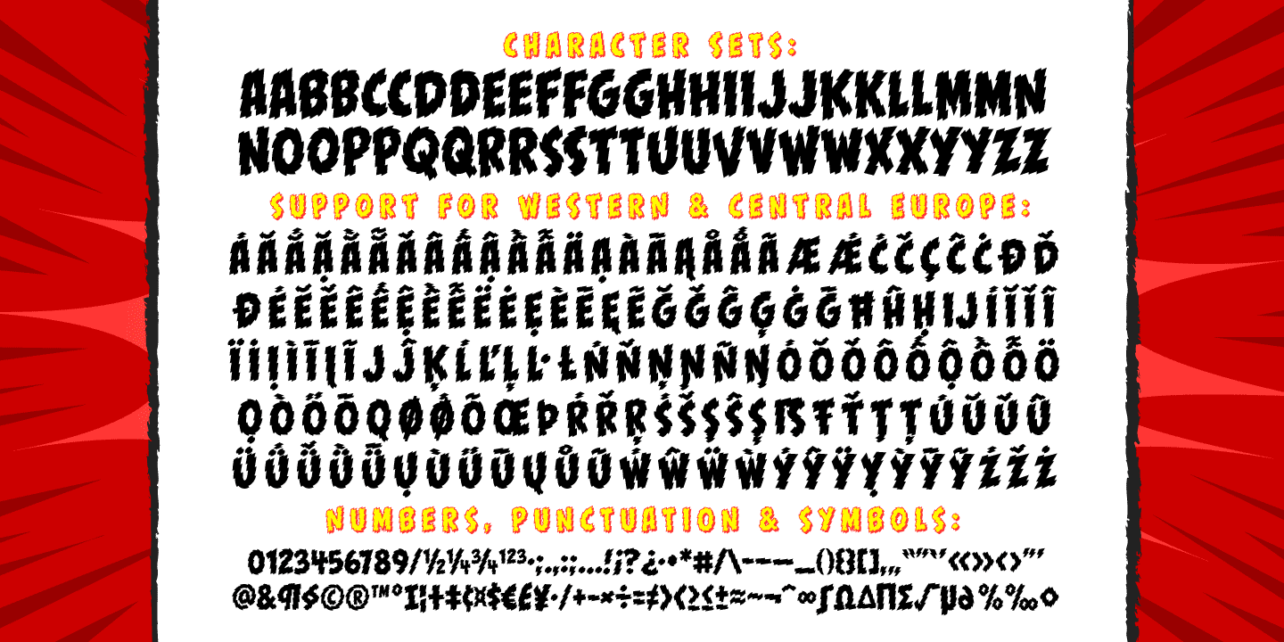 Zzzap Font Poster #1