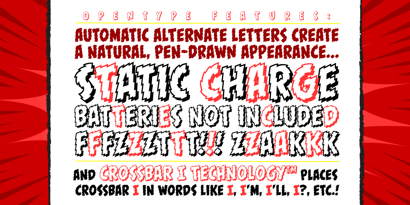 Zzzap Font Poster #1