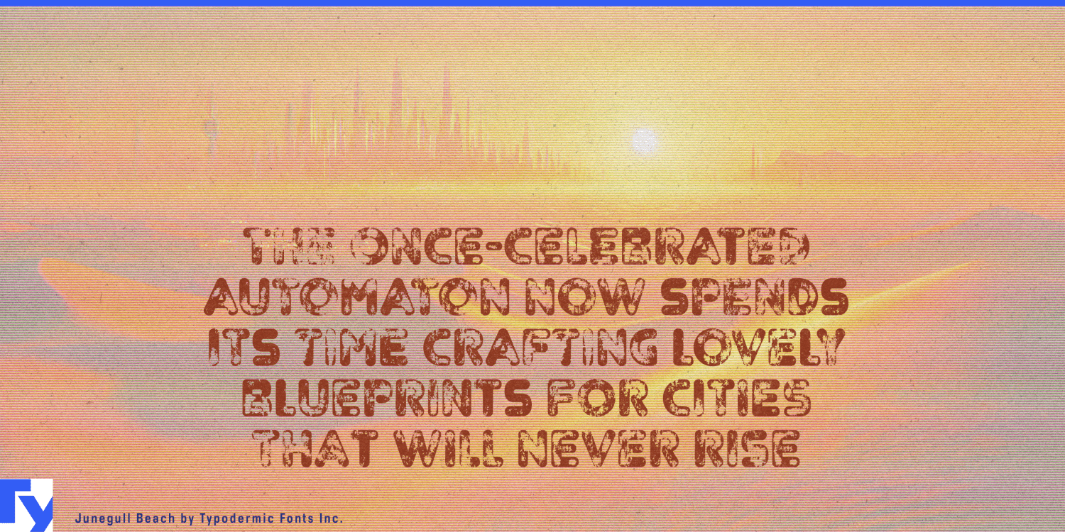 Junegull Font Poster #1