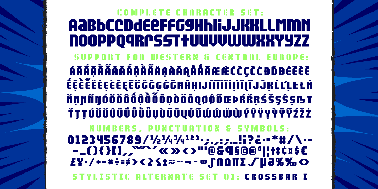Area 51 Font Poster #1
