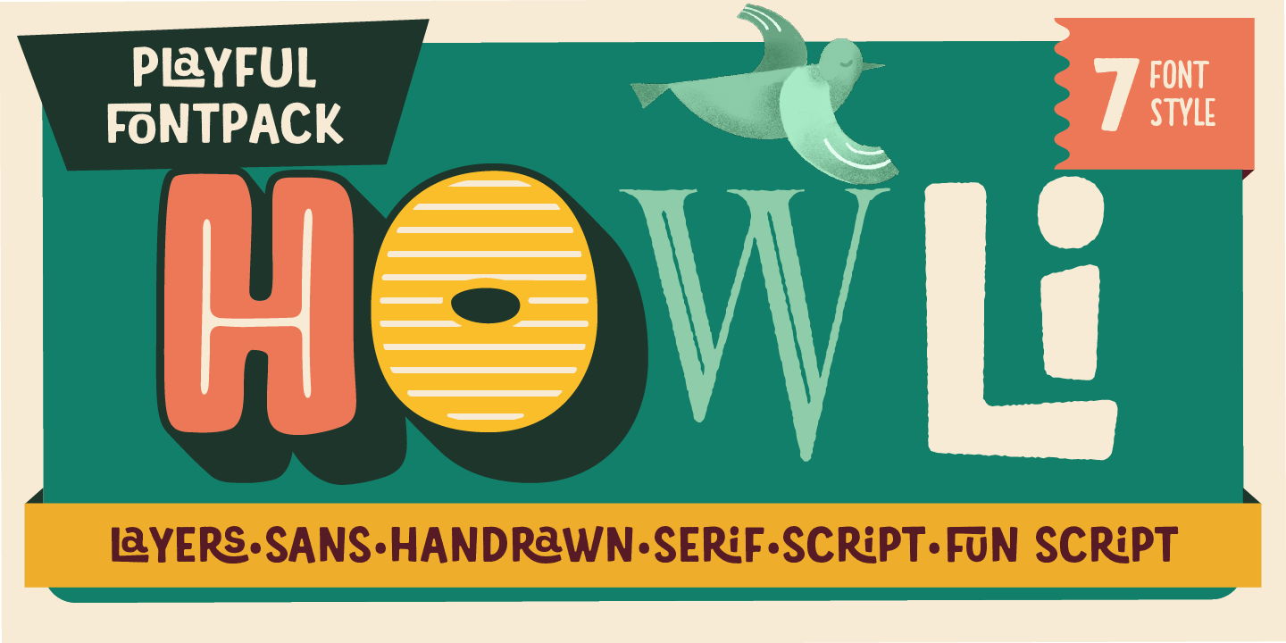 Howland Typeface Howli Font Family by AF Studio | Font Bros