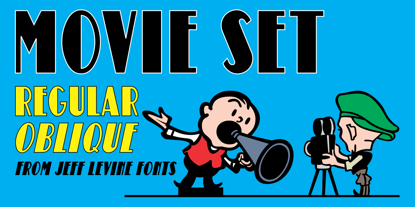 Movie Set Font Poster #1