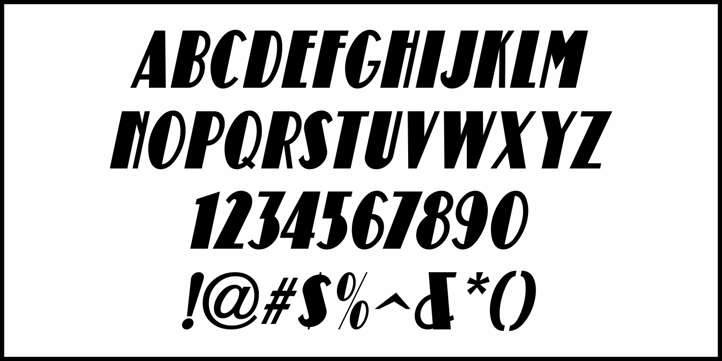 Movie Set Font Poster #5