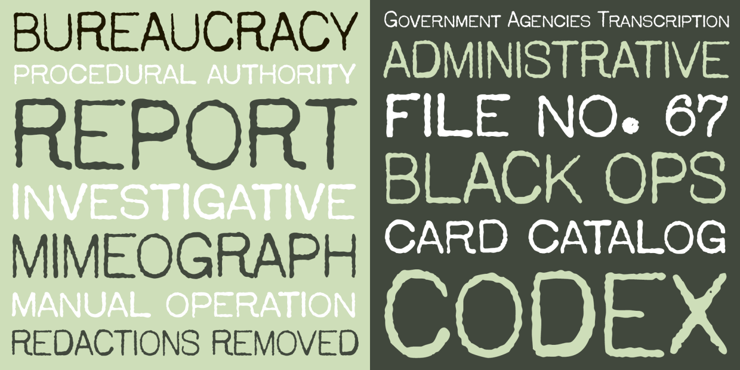 Bank Statement Pro AOE Font Poster #2