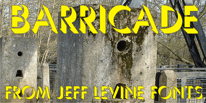 Barricade Font Family