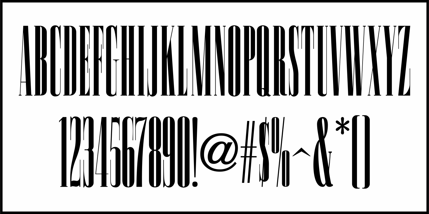 Compressed Wood Font Poster #3