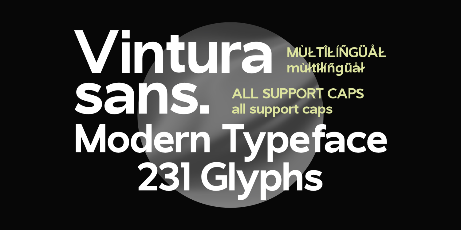 Vintura Font Poster #1