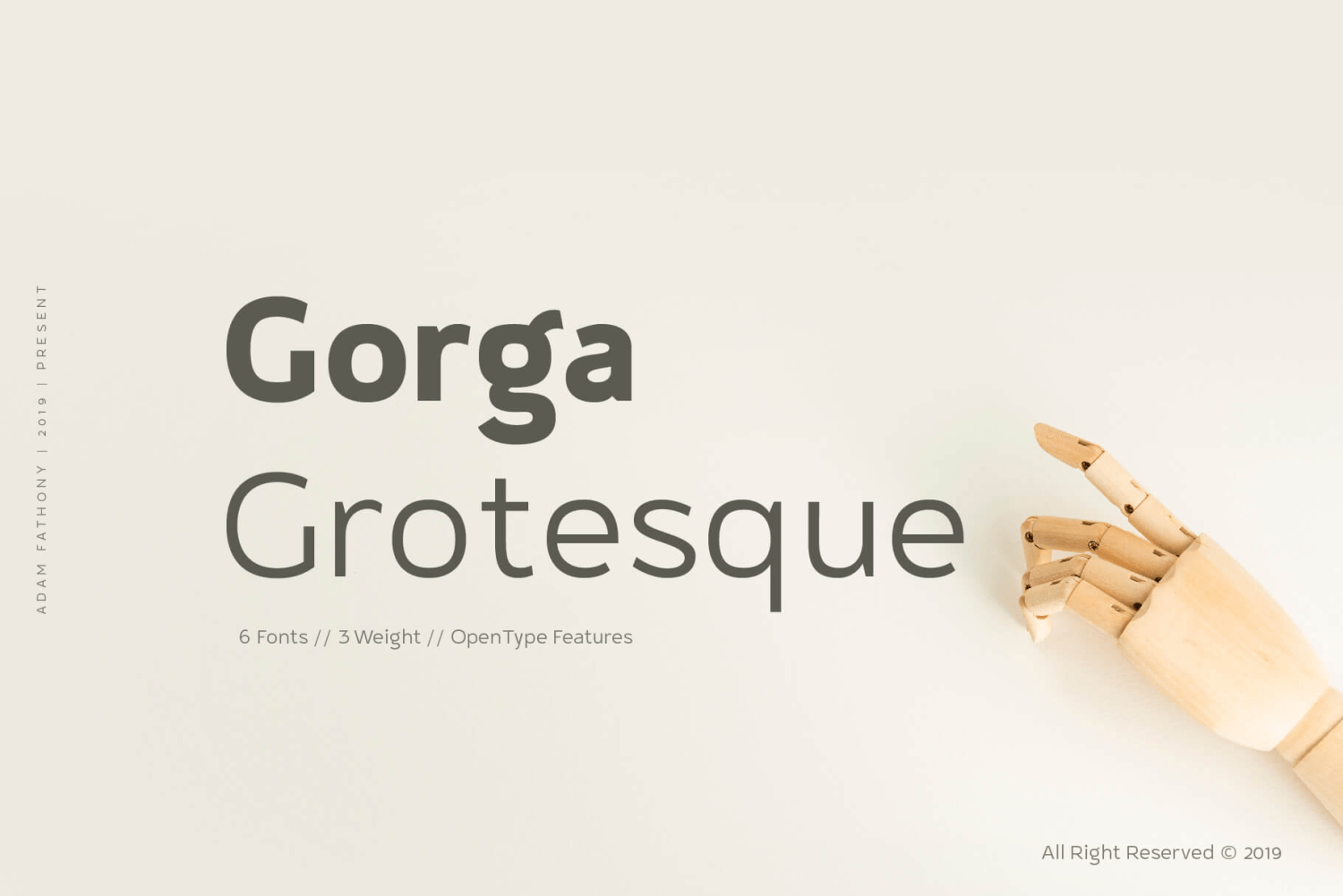 Gorga Grotesque Font Poster #1
