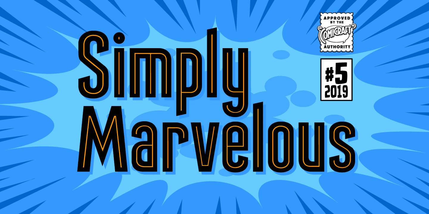 Simply Marvelous Font Poster #1