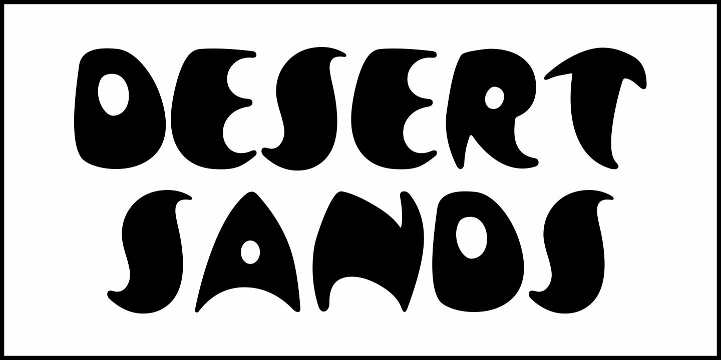 Desert Sands Font Poster #2