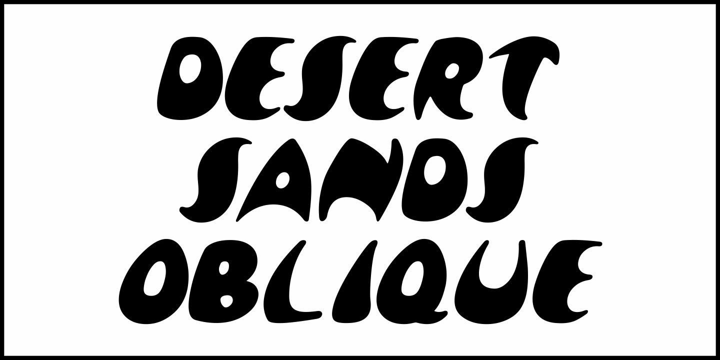 Desert Sands Font Poster #4