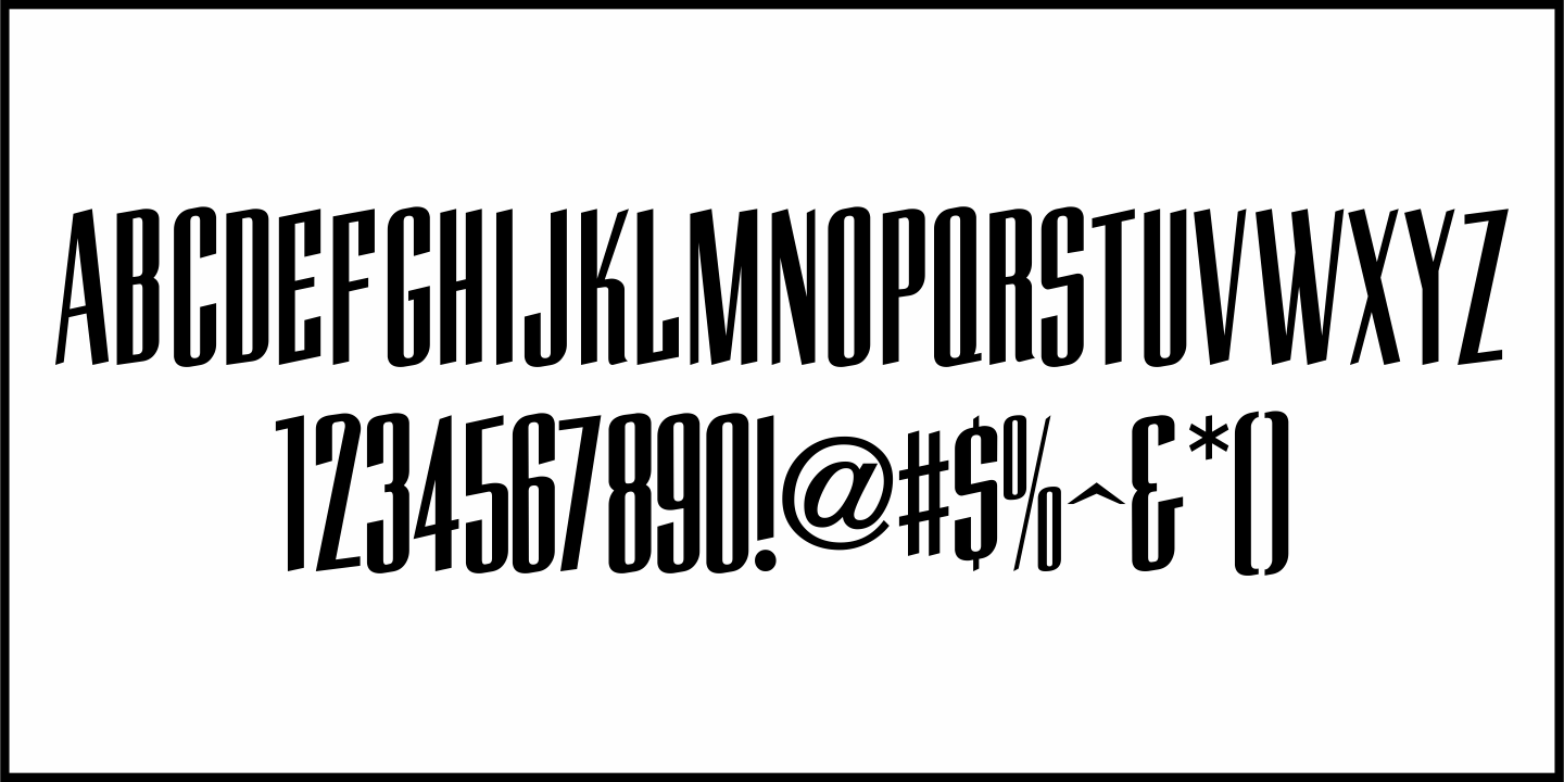 Upswing Font Poster #3
