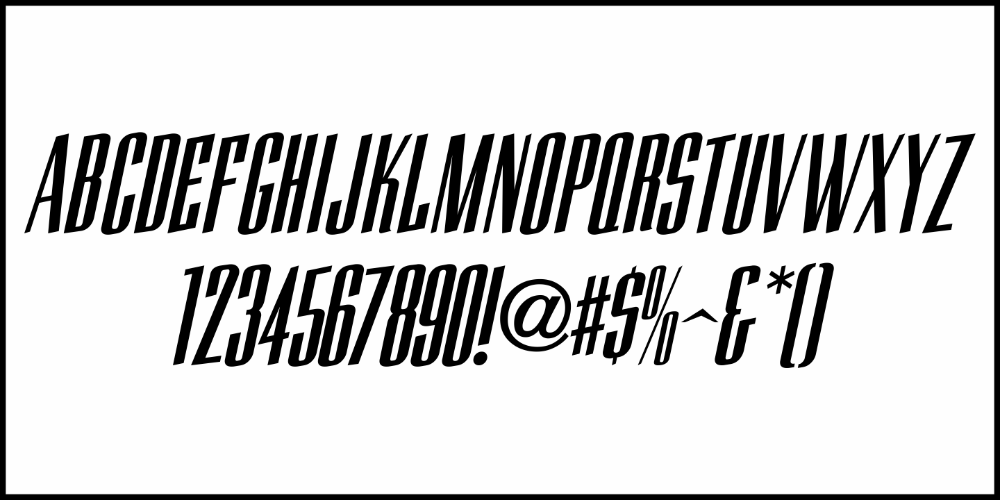 Upswing Font Poster #5