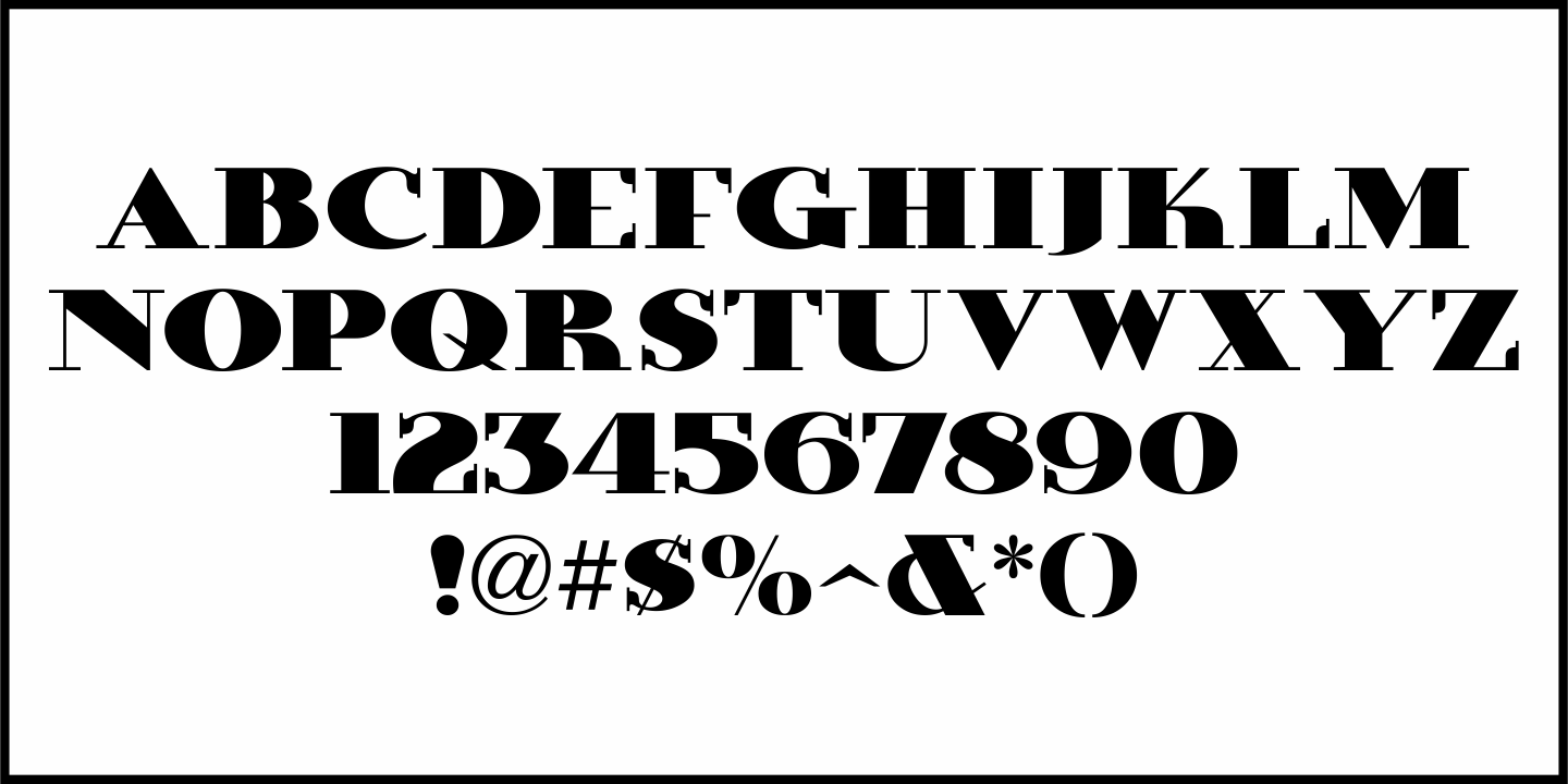 Law Office Font Poster #1