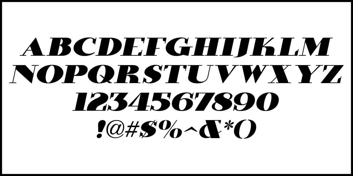 Law Office Font Poster #1