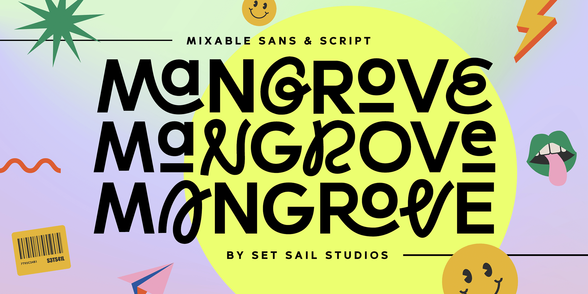 Mangrove Font Poster