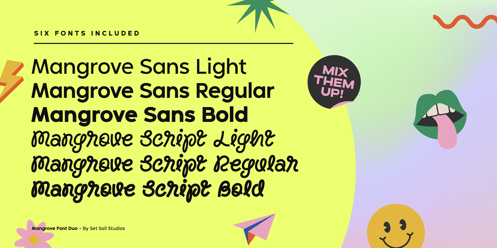 Mangrove Font Poster #1