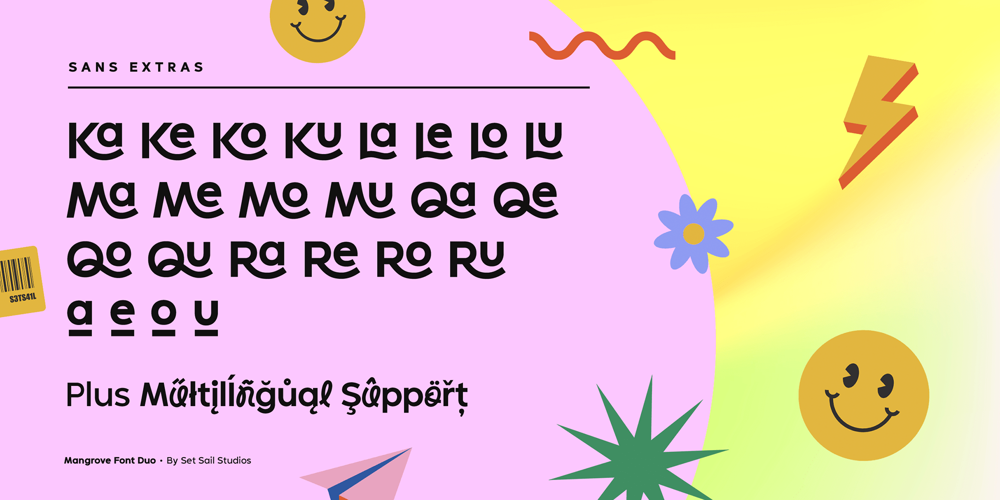 Mangrove Font Poster #1