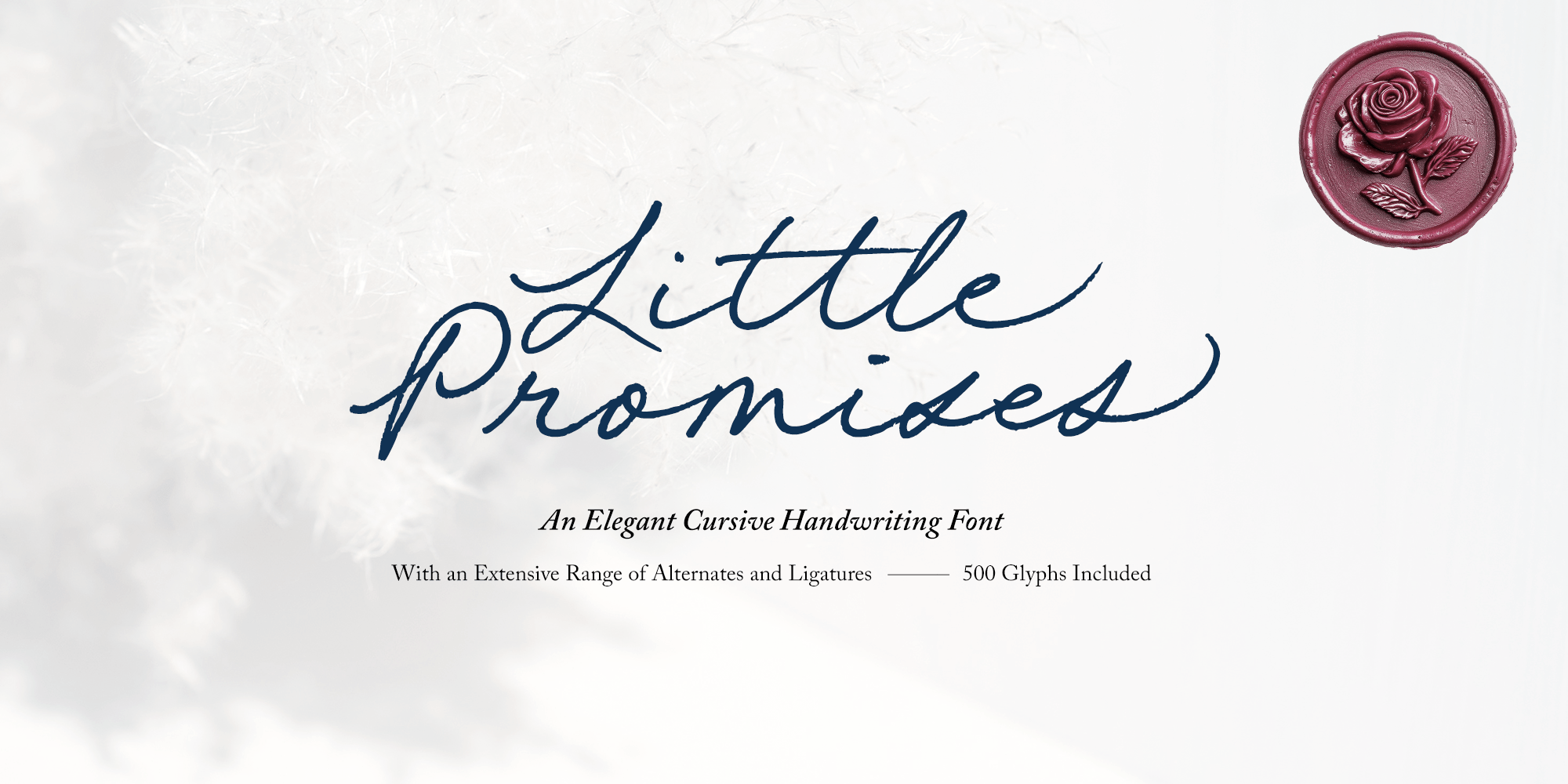 Little Promises Font Poster