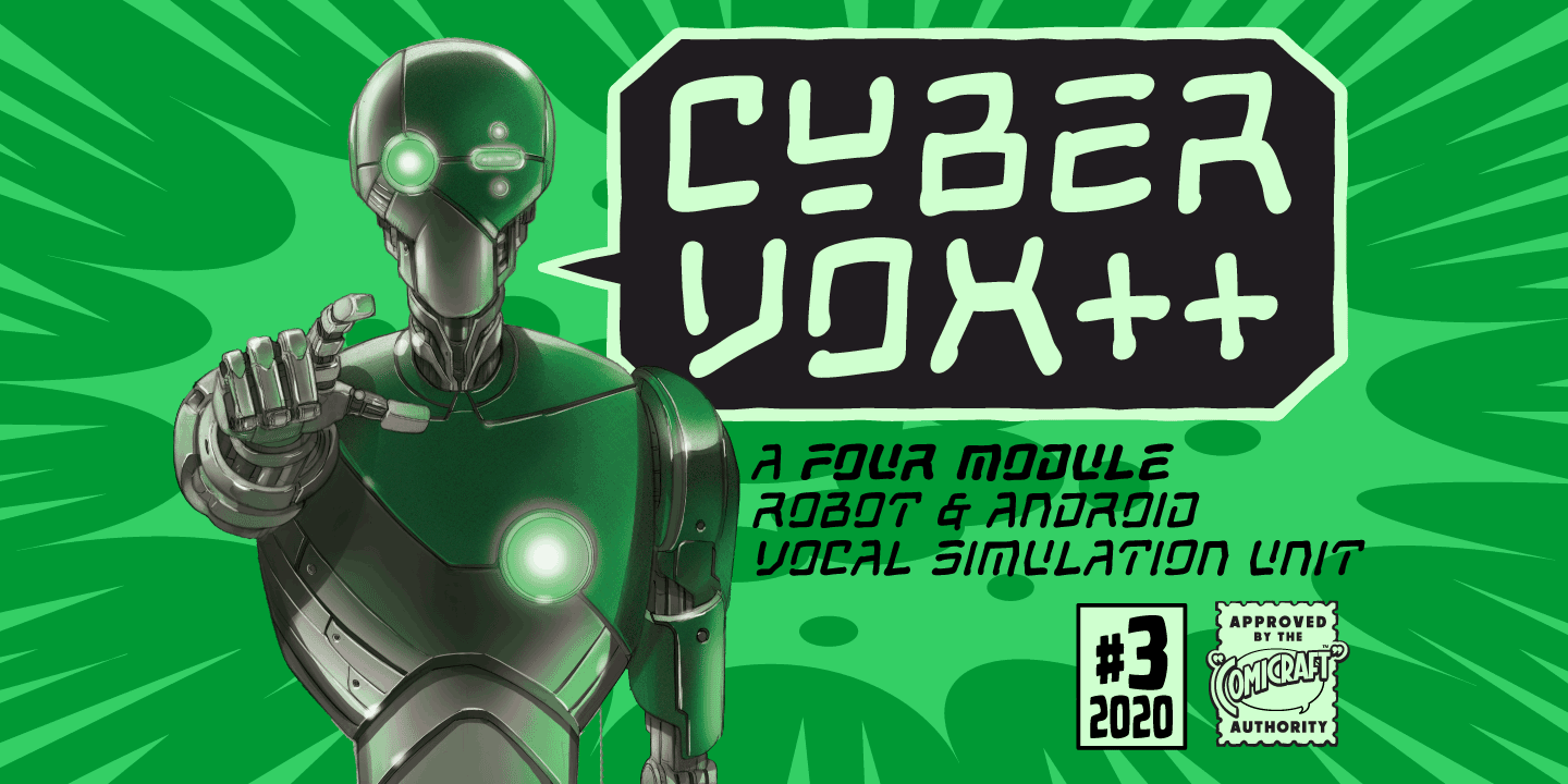 Cybervox Font Poster #1