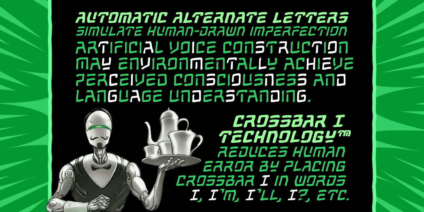 Cybervox Font Poster #1