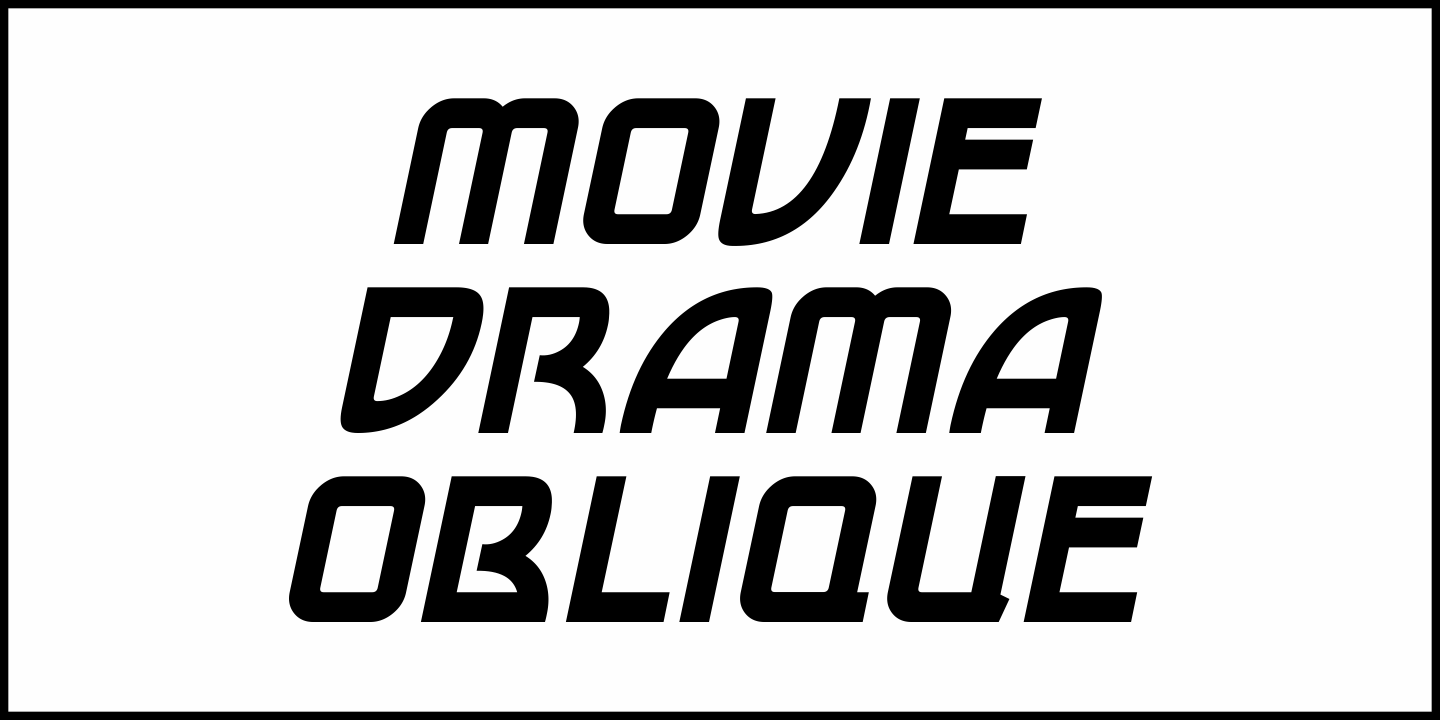 Movie Drama Font Poster #4