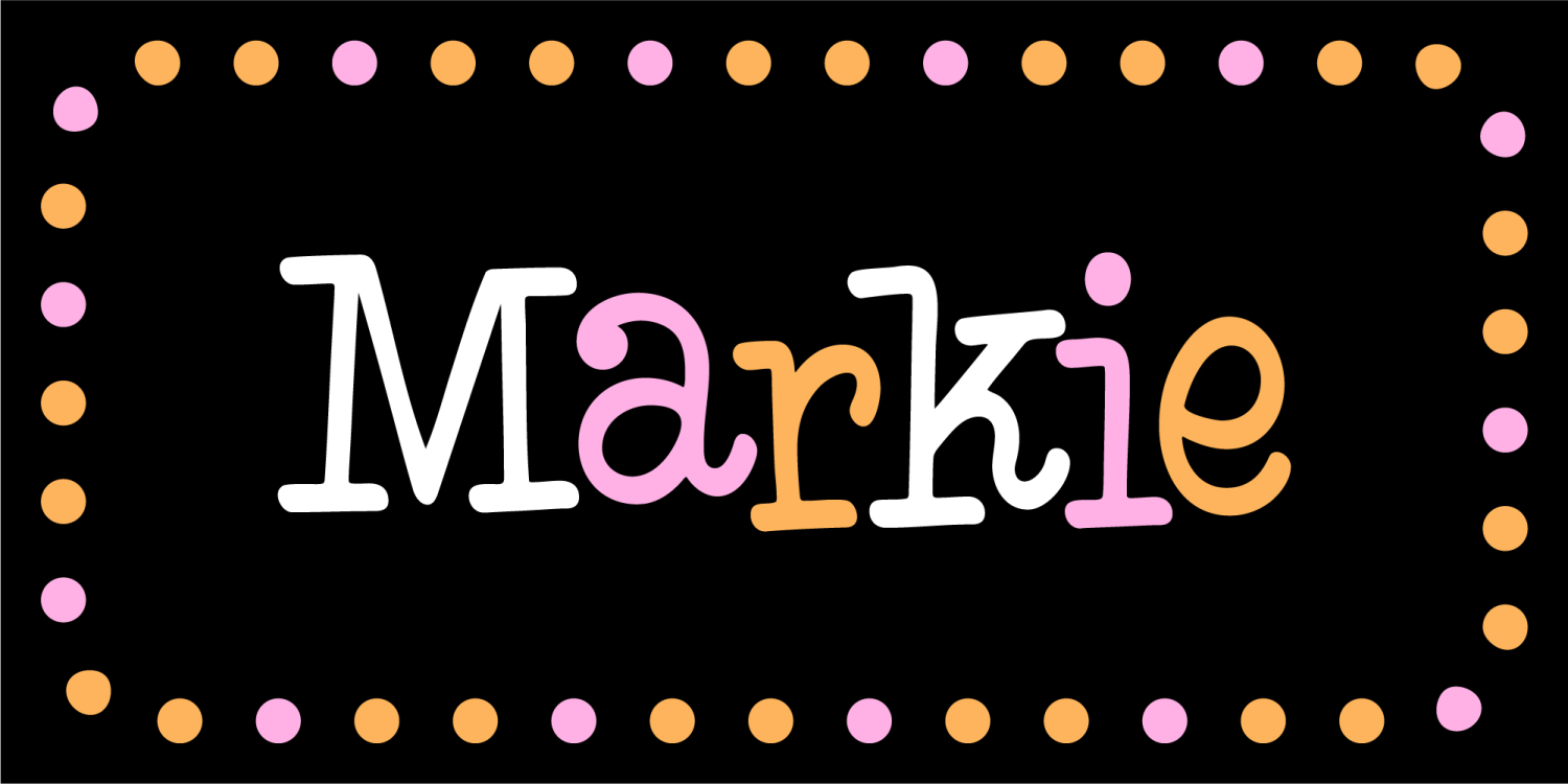Markie Font Poster #1