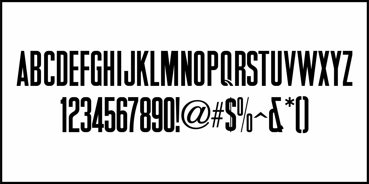 Special Edition Font Poster #3