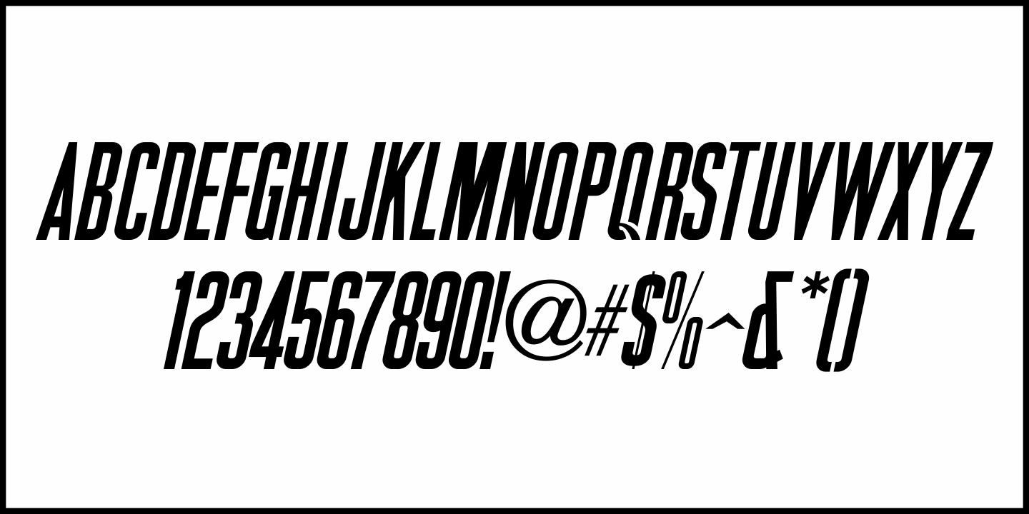 Special Edition Font Poster #5