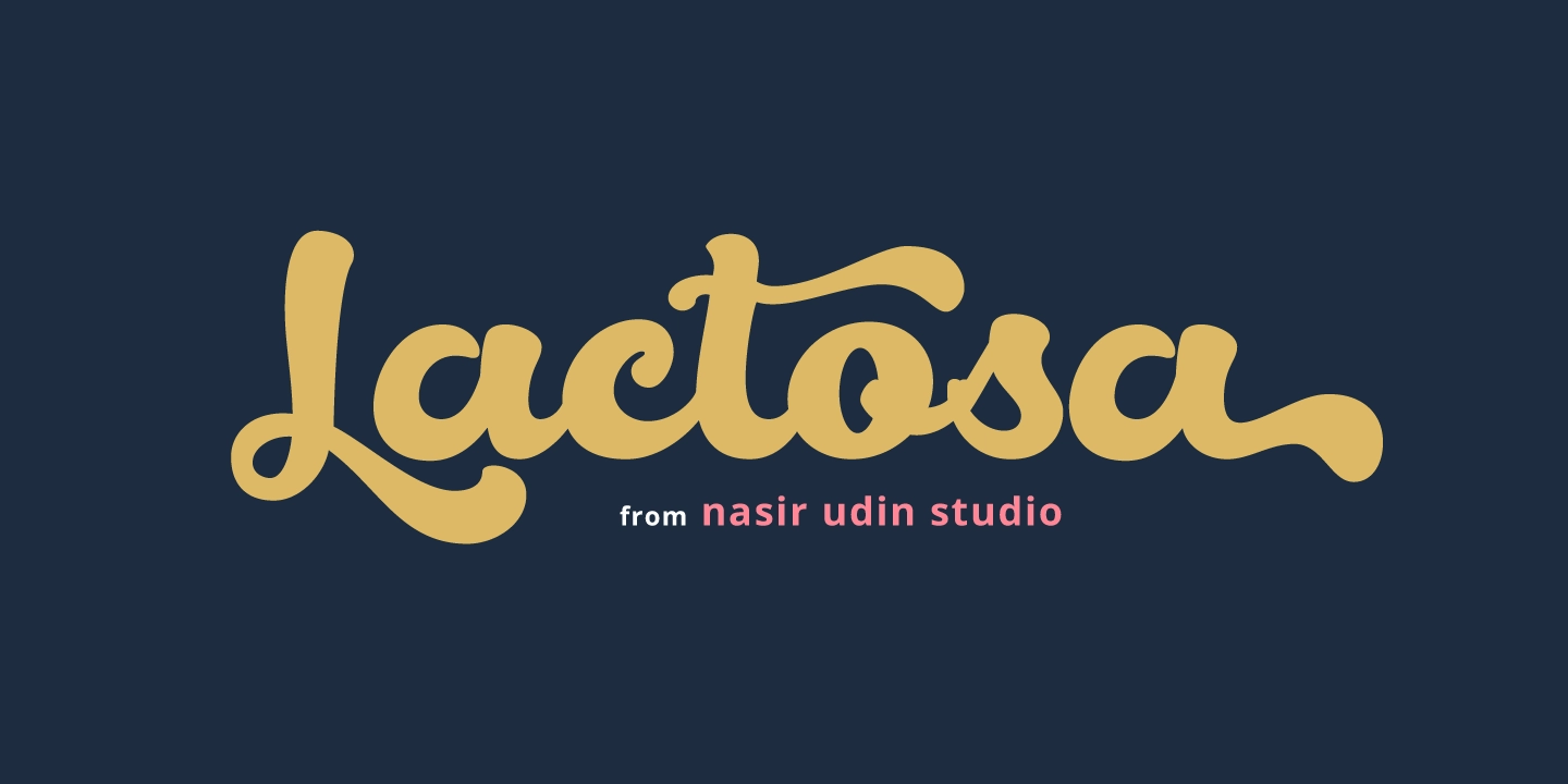 Lactosa Font Family