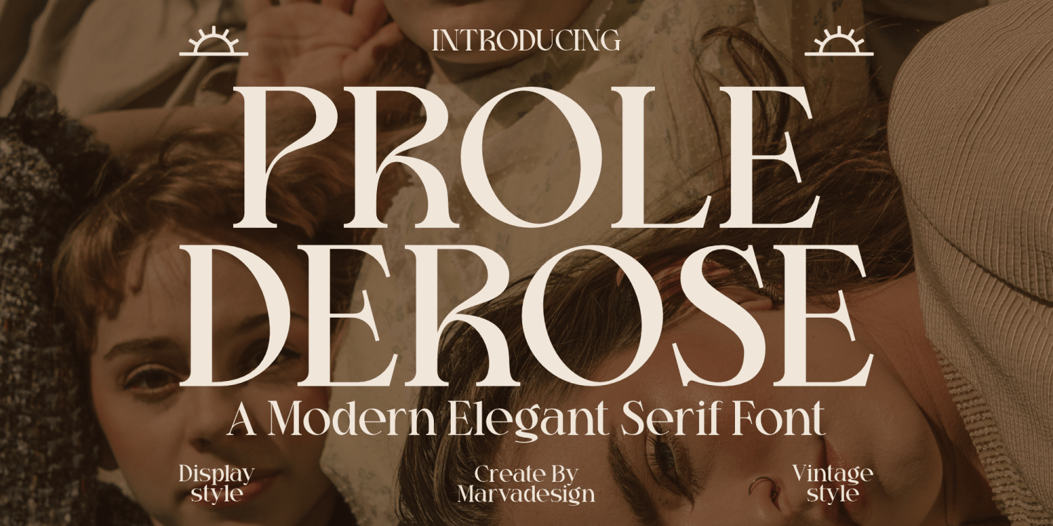 Prole Derose Font Poster #1