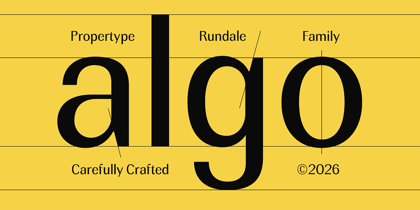 Rundale Font Family Poster
