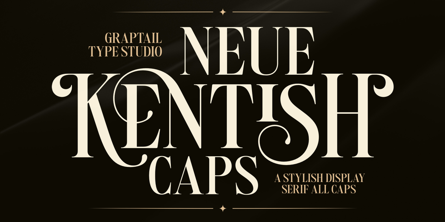 Neue Kentish Caps Font Family