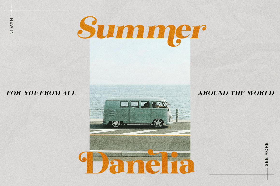 Bintro Font Family Poster