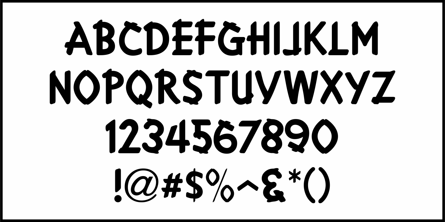 Road Picture Font Poster #1
