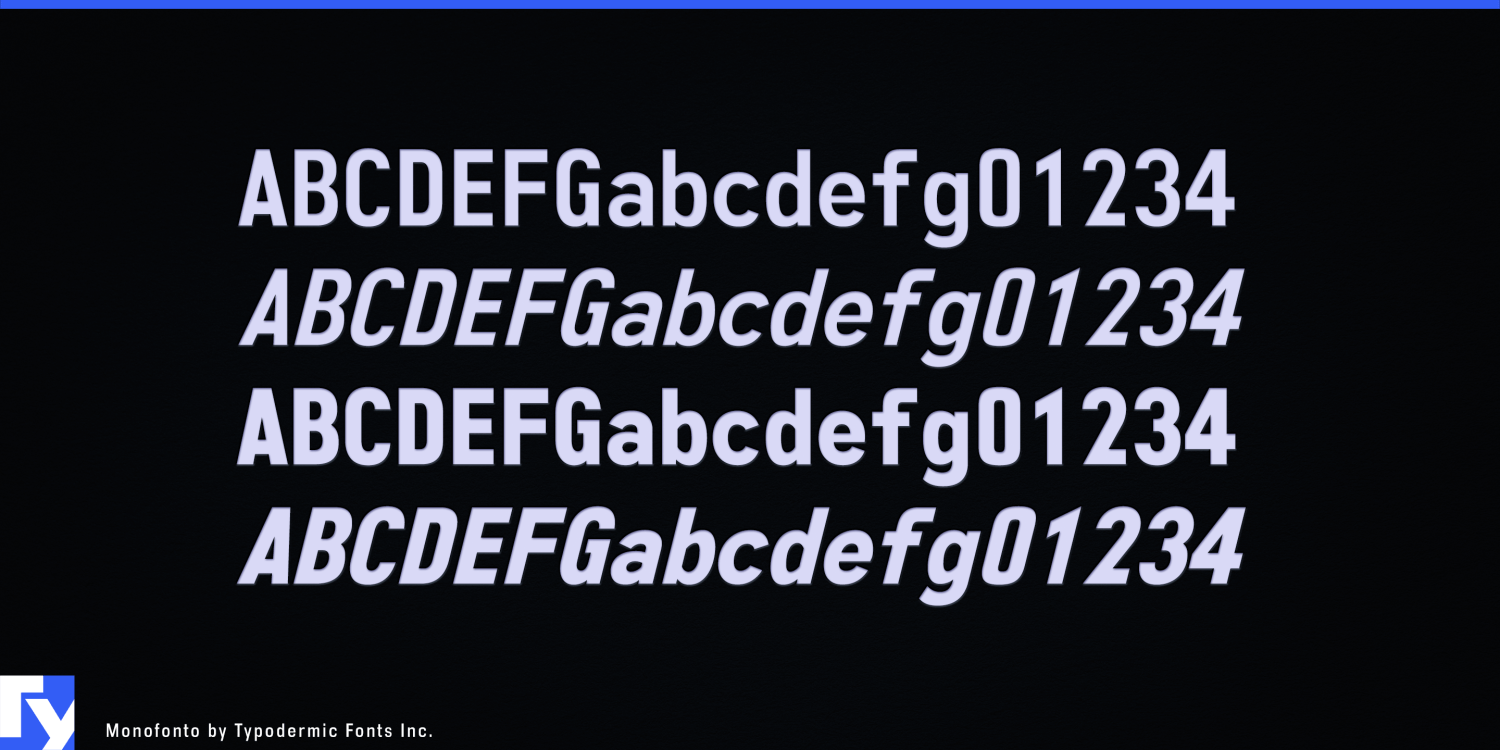 Monofonto Font Poster #1