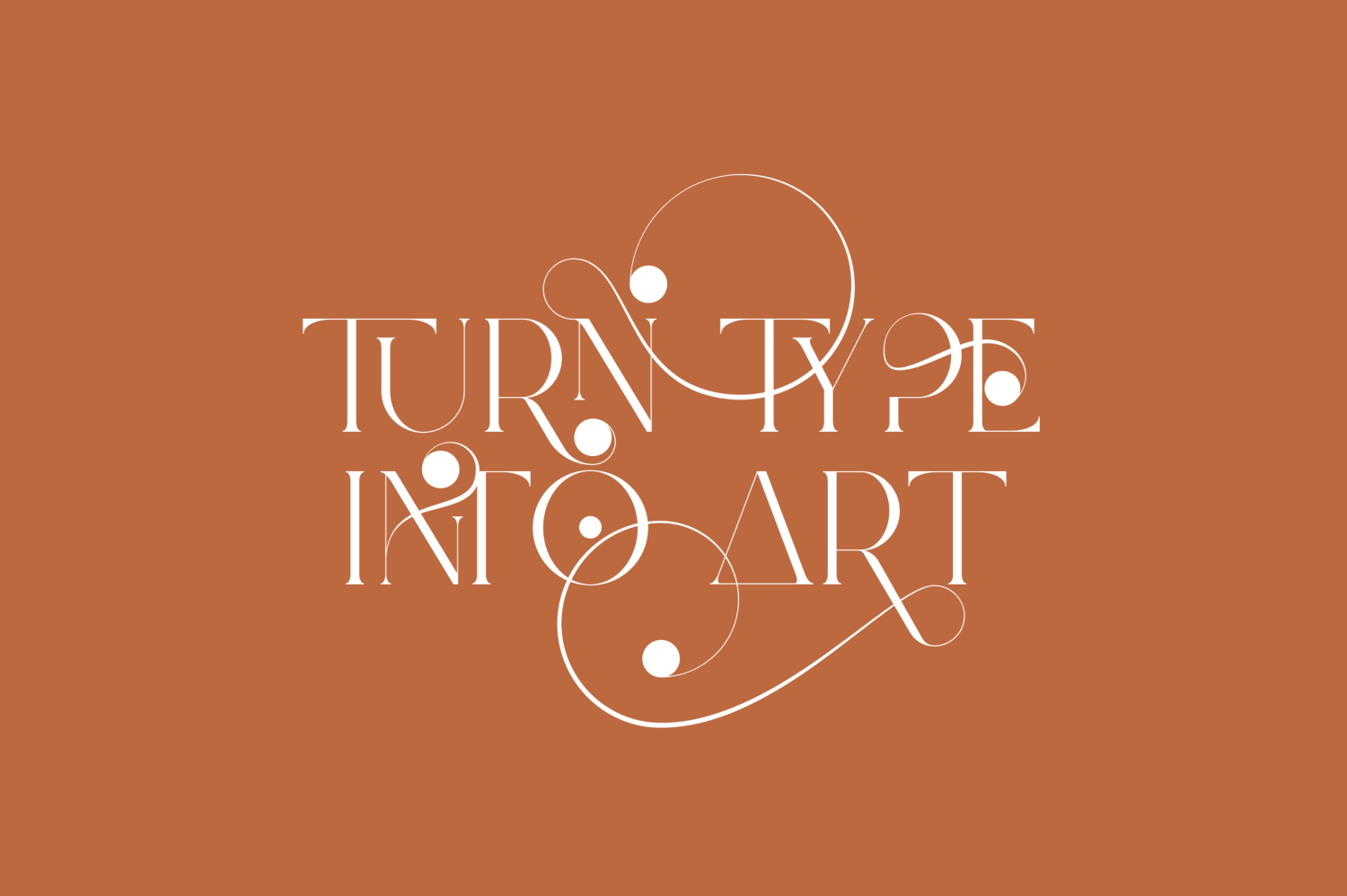 Sun Type Font Poster #1