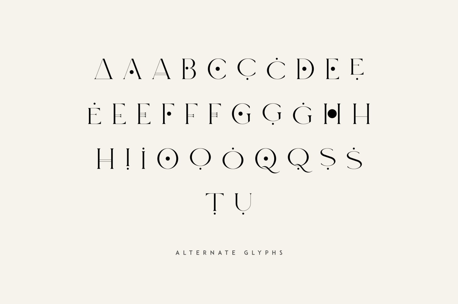 Sun Type Font Poster #1