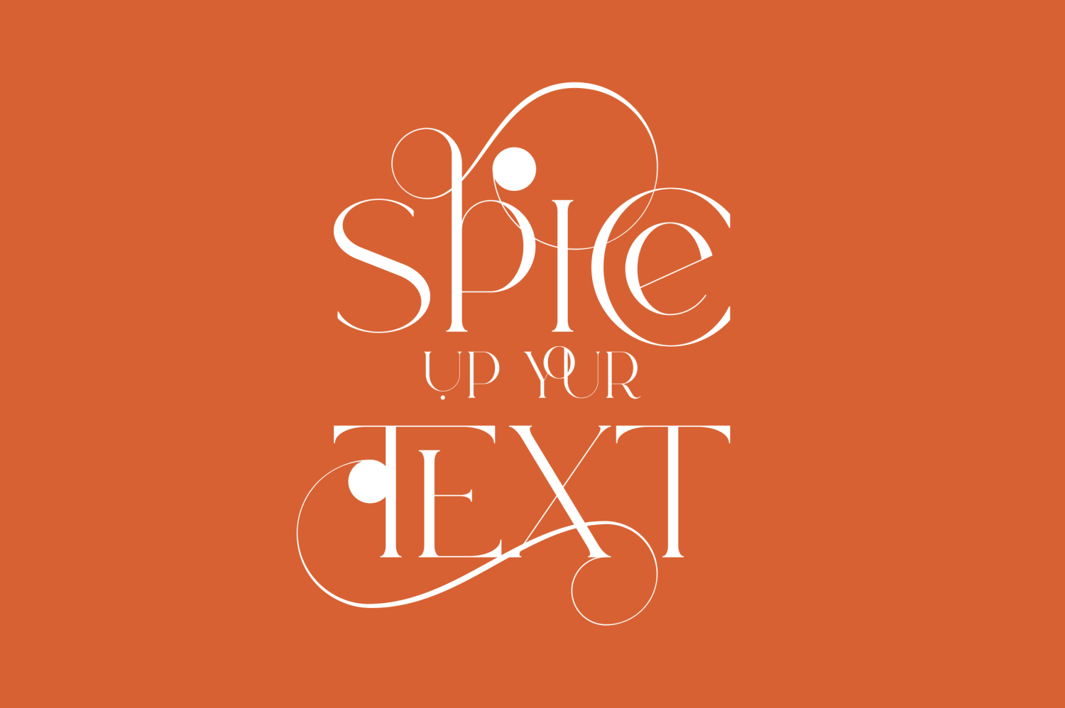 Sun Type Font Poster #1