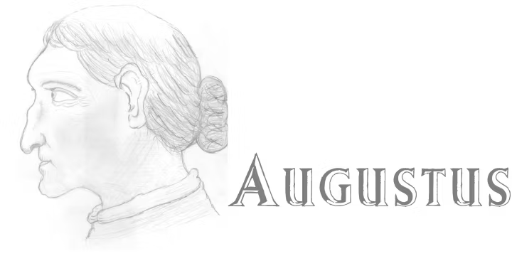 Augustus Font Family Poster