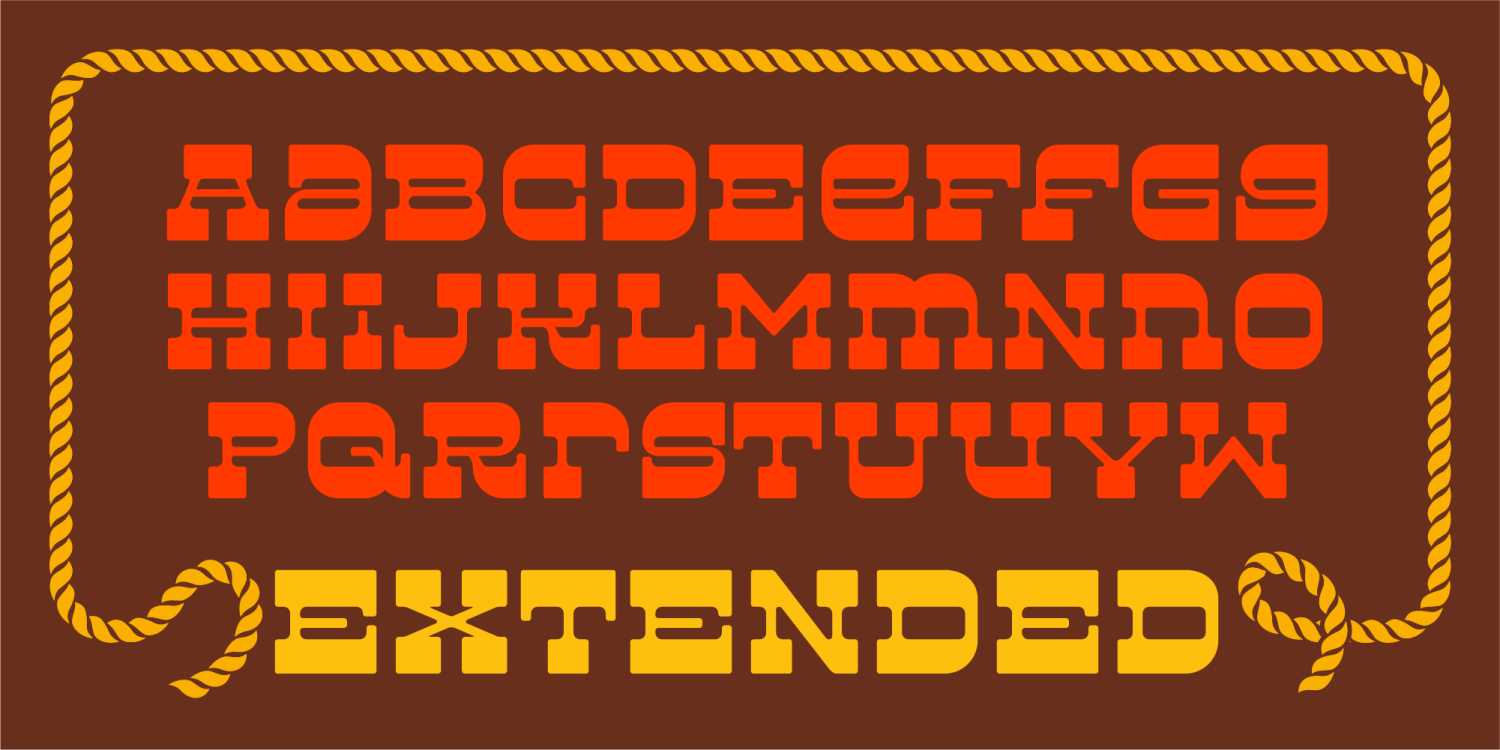 Superfly Extended Font Poster #1