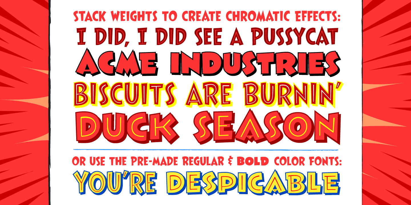 Thats All Folks Font Poster #1