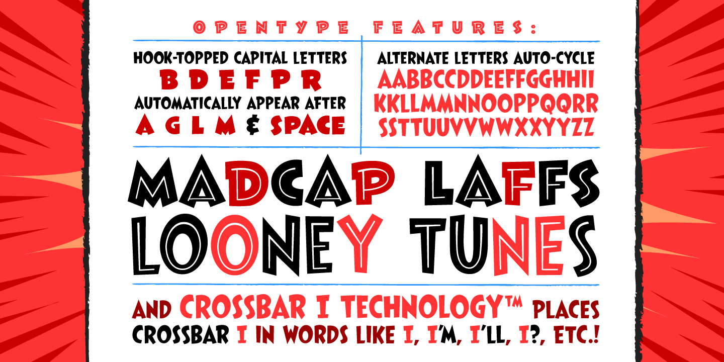 Thats All Folks Font Poster #1